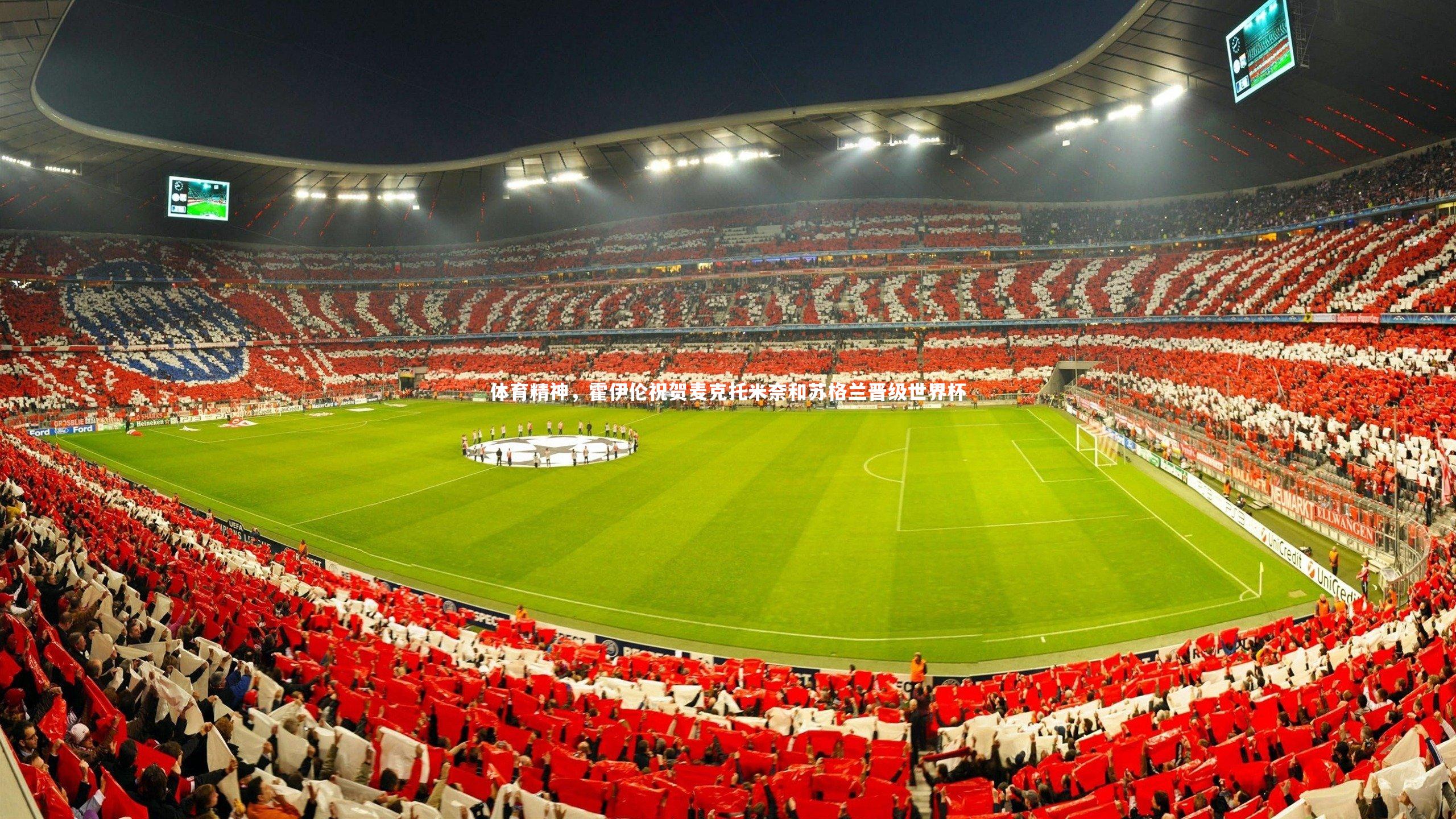 体育精神，霍伊伦祝贺麦克托米奈和苏格兰晋级世界杯